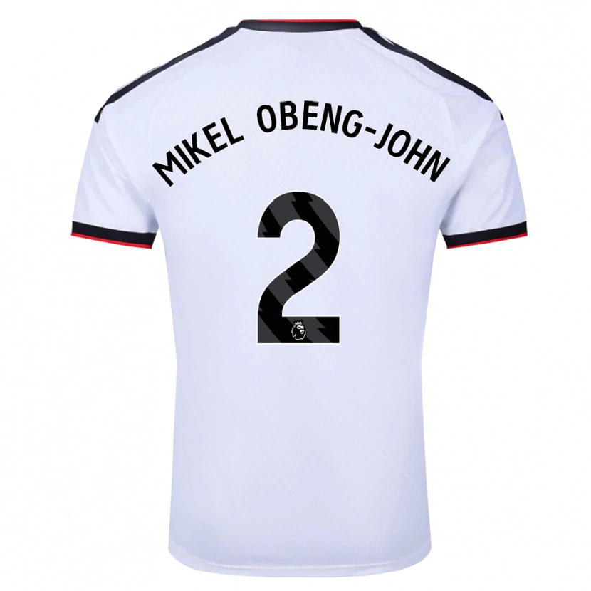 Danxen Herren Joe Mikel Obeng-John #2 Weiß Schwarz Rot Heimtrikot Trikot 2026/27 T-Shirt Österreich