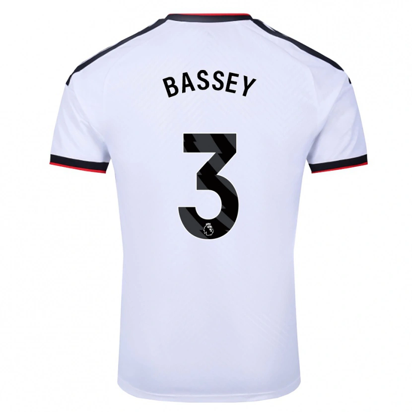 Danxen Herren Calvin Bassey #3 Weiß Schwarz Rot Heimtrikot Trikot 2026/27 T-Shirt Österreich