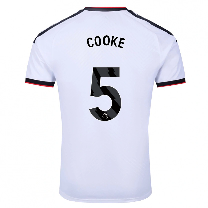 Danxen Herren Logan Cooke #5 Weiß Schwarz Rot Heimtrikot Trikot 2026/27 T-Shirt Österreich