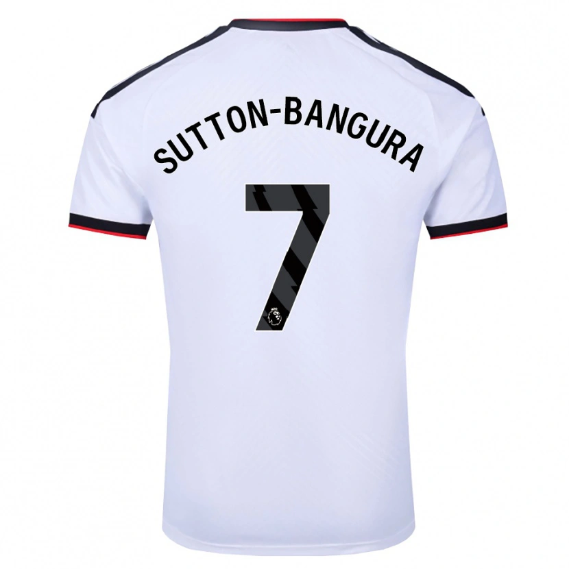 Danxen Herren William Sutton-Bangura #7 Weiß Schwarz Rot Heimtrikot Trikot 2026/27 T-Shirt Österreich