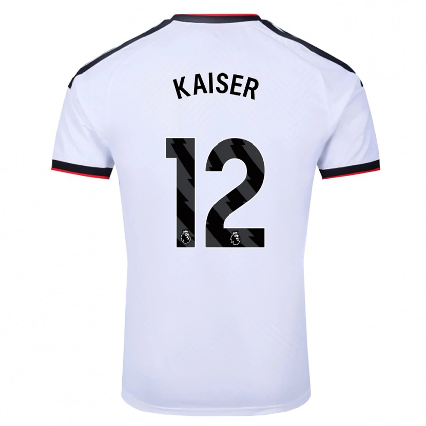 Danxen Herren Dino Kaiser #12 Weiß Schwarz Rot Heimtrikot Trikot 2026/27 T-Shirt Österreich