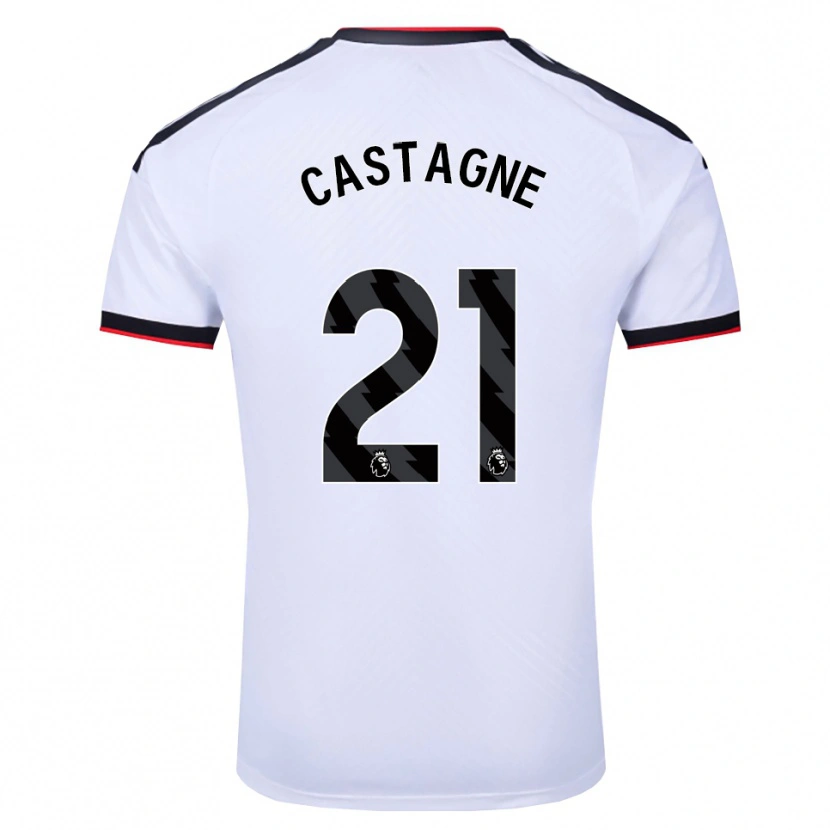 Danxen Herren Timothy Castagne #21 Weiß Schwarz Rot Heimtrikot Trikot 2026/27 T-Shirt Österreich