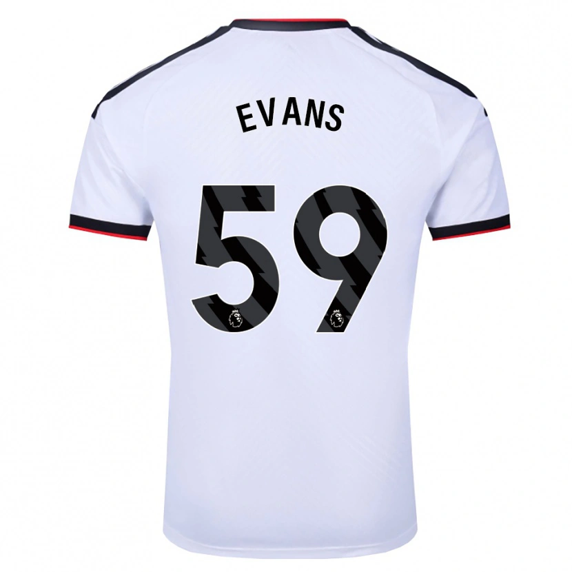 Danxen Herren Aidan Evans #59 Weiß Schwarz Rot Heimtrikot Trikot 2026/27 T-Shirt Österreich