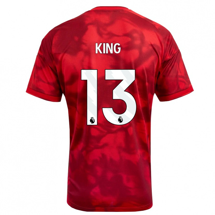 Danxen Herren Leo King #13 Karmesin Weiß Heimtrikot Trikot 2026/27 T-Shirt Österreich