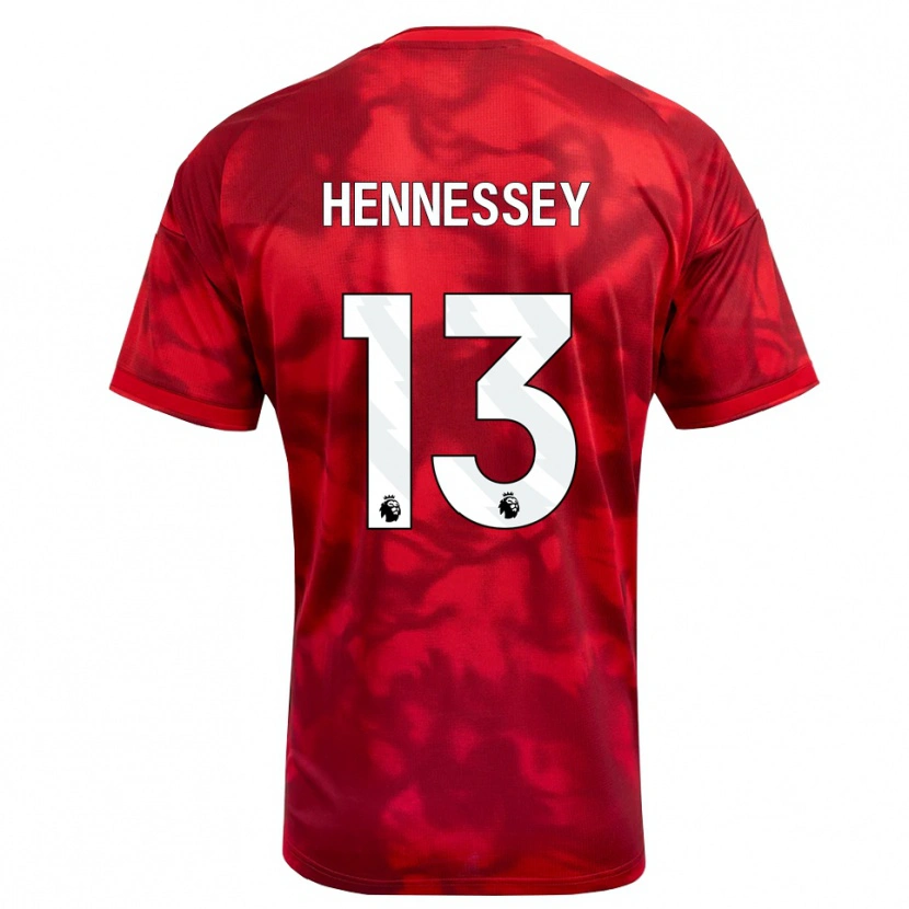 Danxen Herren Wayne Hennessey #13 Karmesin Weiß Heimtrikot Trikot 2026/27 T-Shirt Österreich