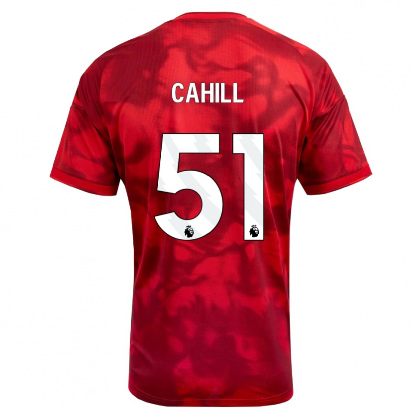 Danxen Herren Shae Cahill #51 Karmesin Weiß Heimtrikot Trikot 2026/27 T-Shirt Österreich