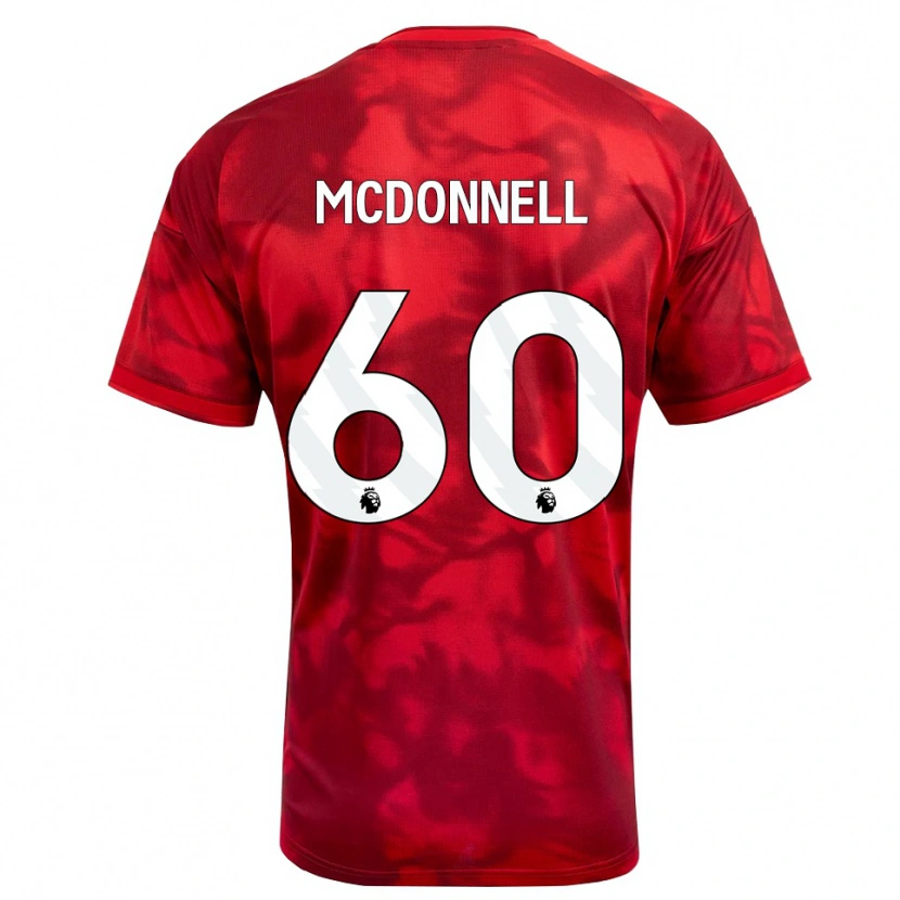 Danxen Herren Grady Mcdonnell #60 Karmesin Weiß Heimtrikot Trikot 2026/27 T-Shirt Österreich