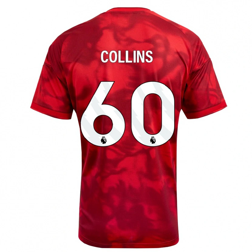 Danxen Herren Sam Collins #60 Karmesin Weiß Heimtrikot Trikot 2026/27 T-Shirt Österreich