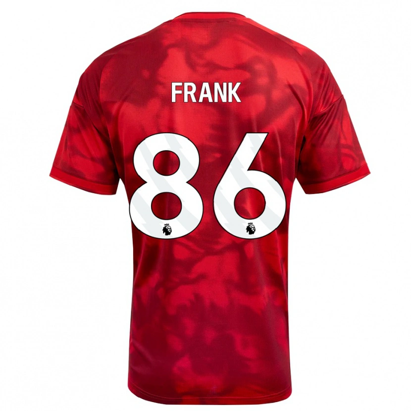 Danxen Herren Frank Djamna #86 Karmesin Weiß Heimtrikot Trikot 2026/27 T-Shirt Österreich