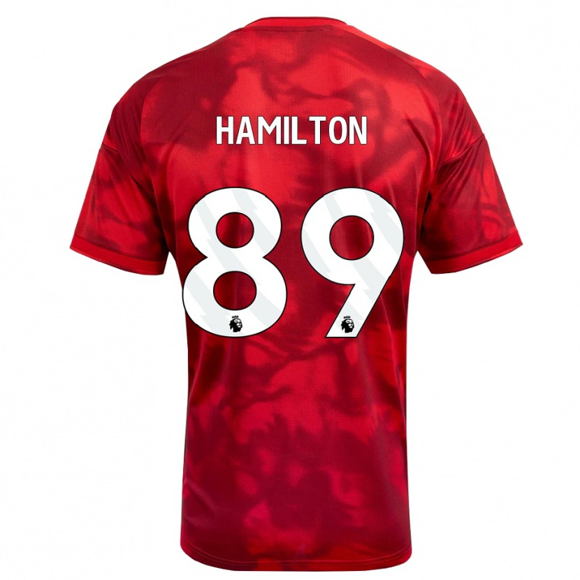 Danxen Herren Scott Hamilton #89 Karmesin Weiß Heimtrikot Trikot 2026/27 T-Shirt Österreich