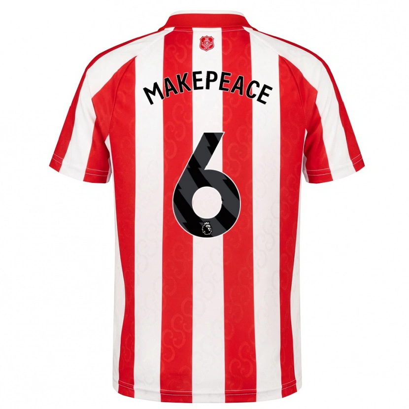 Danxen Herren Joe Makepeace #6 Rot Weiß Schwarz Heimtrikot Trikot 2026/27 T-Shirt Österreich