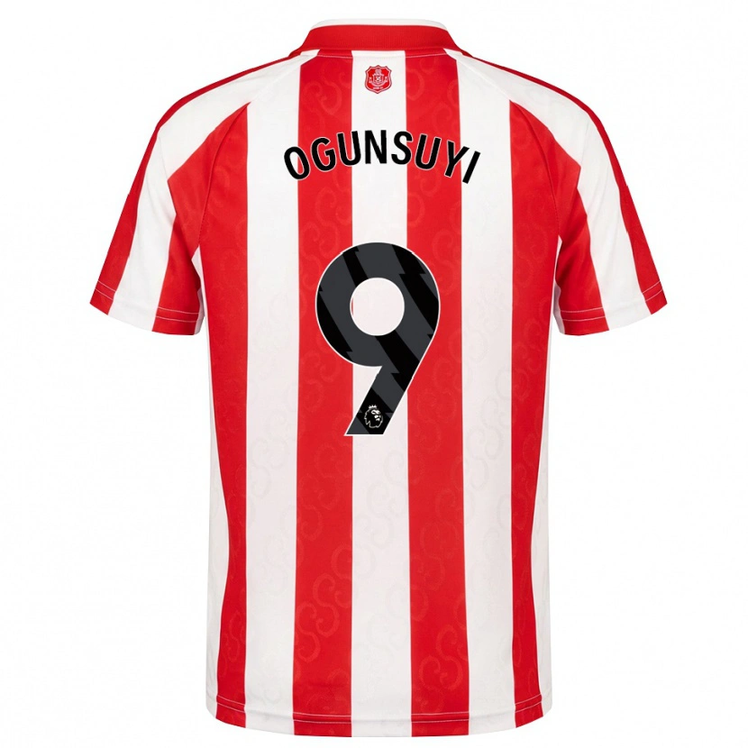 Danxen Herren Trey Samuel-Ogunsuyi #9 Rot Weiß Schwarz Heimtrikot Trikot 2026/27 T-Shirt Österreich