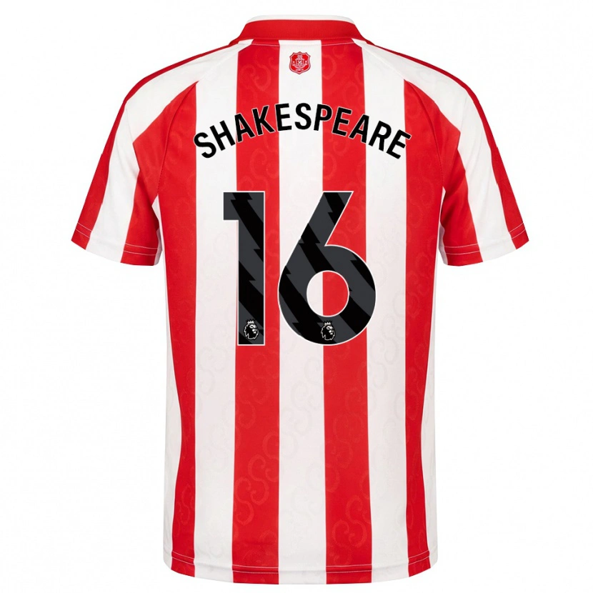Danxen Herren Caleb Shakespeare #16 Rot Weiß Schwarz Heimtrikot Trikot 2026/27 T-Shirt Österreich