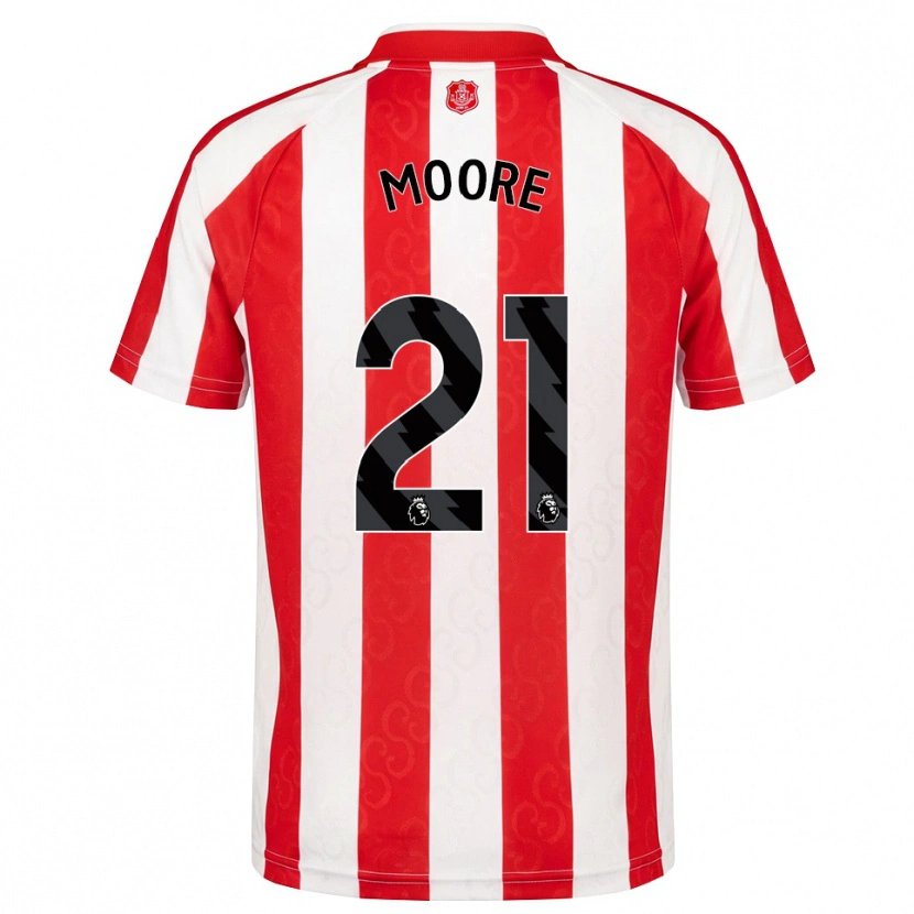 Danxen Herren Simon Moore #21 Rot Weiß Schwarz Heimtrikot Trikot 2026/27 T-Shirt Österreich