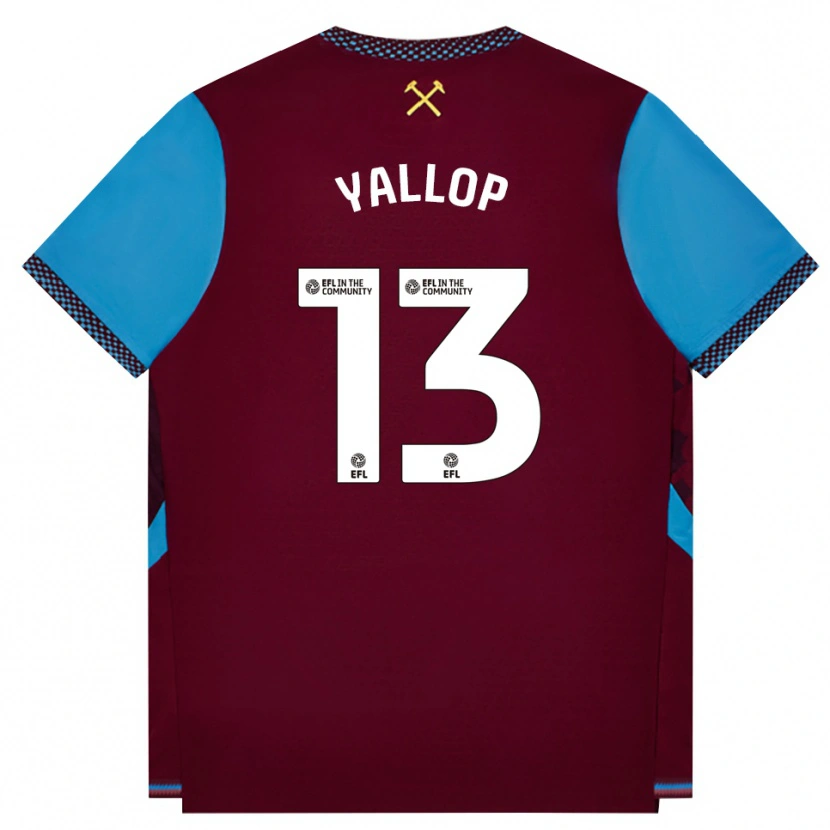 Danxen Herren Tameka Yallop #13 Burgund Kornblumenblau Heimtrikot Trikot 2026/27 T-Shirt Österreich