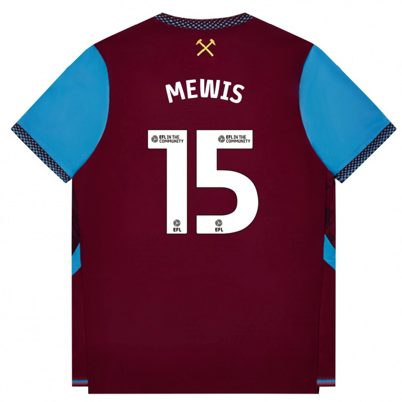 Danxen Herren Kristie Mewis #15 Burgund Kornblumenblau Heimtrikot Trikot 2026/27 T-Shirt Österreich