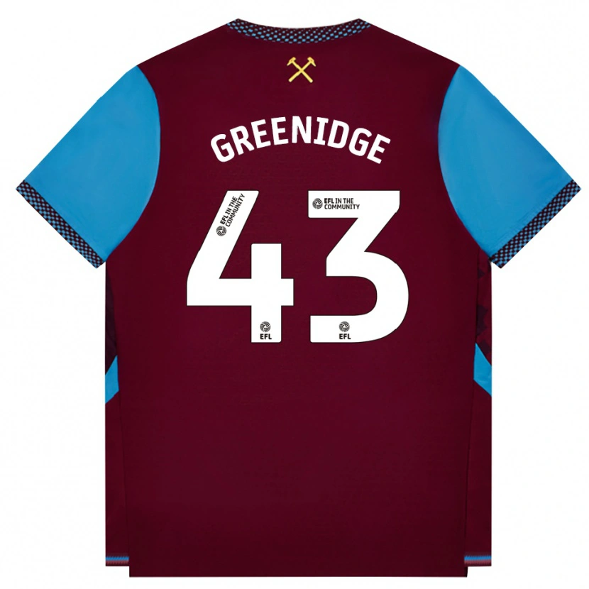 Danxen Herren Will Greenidge #43 Burgund Kornblumenblau Heimtrikot Trikot 2026/27 T-Shirt Österreich