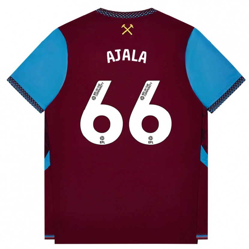 Danxen Herren Joshua Ajala #66 Burgund Kornblumenblau Heimtrikot Trikot 2026/27 T-Shirt Österreich