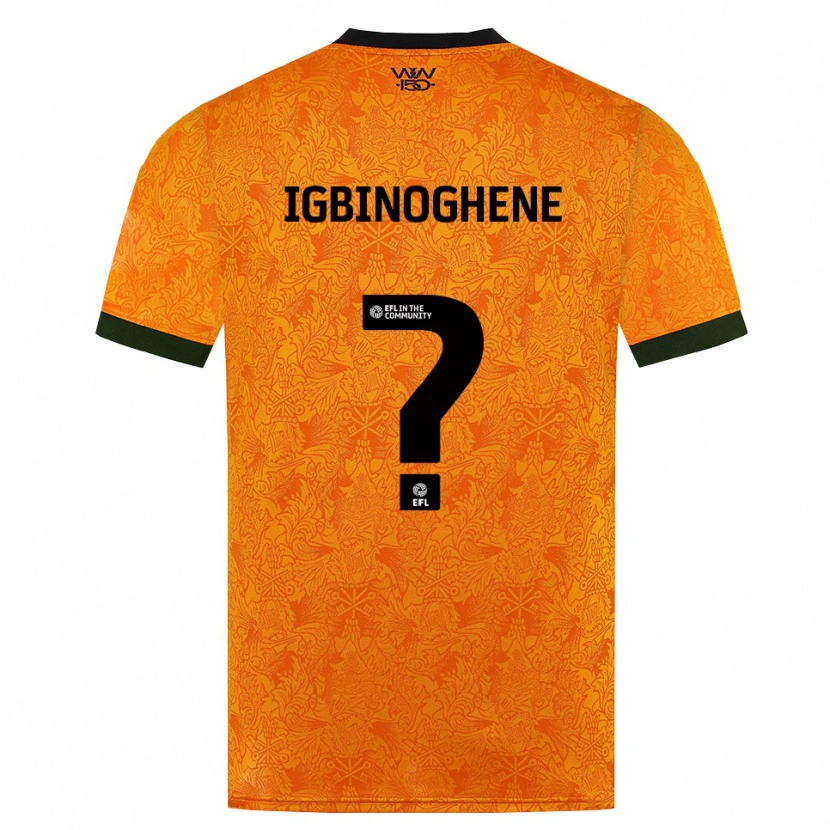 Danxen Herren Testimony Igbinoghene #0 Orange Schwarz Heimtrikot Trikot 2026/27 T-Shirt Österreich