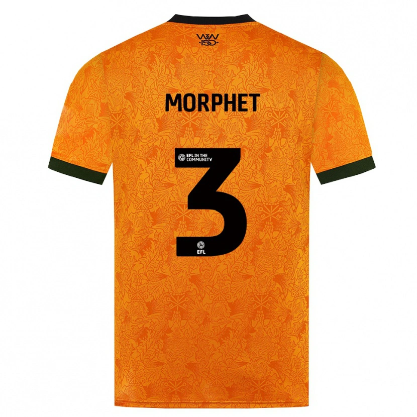 Danxen Herren Anna Morphet #3 Orange Schwarz Heimtrikot Trikot 2026/27 T-Shirt Österreich