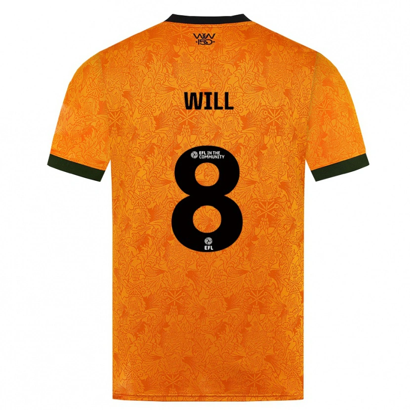 Danxen Herren Merrick Will #8 Orange Schwarz Heimtrikot Trikot 2026/27 T-Shirt Österreich