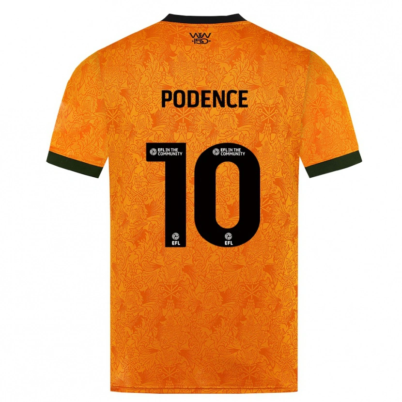 Danxen Herren Daniel Podence #10 Orange Schwarz Heimtrikot Trikot 2026/27 T-Shirt Österreich