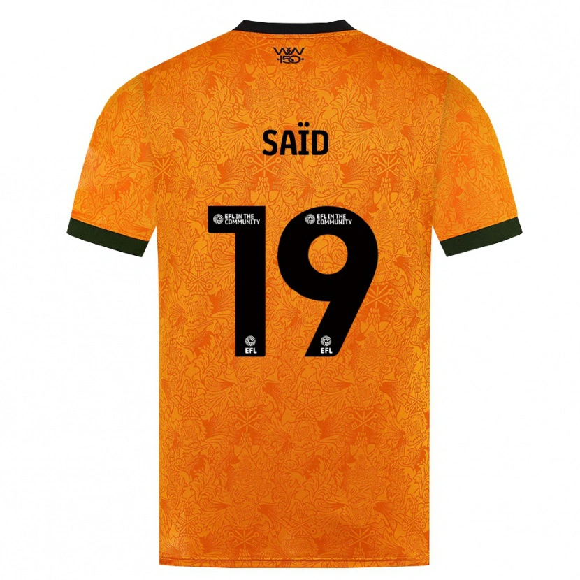 Danxen Herren Rafiki Saïd #19 Orange Schwarz Heimtrikot Trikot 2026/27 T-Shirt Österreich