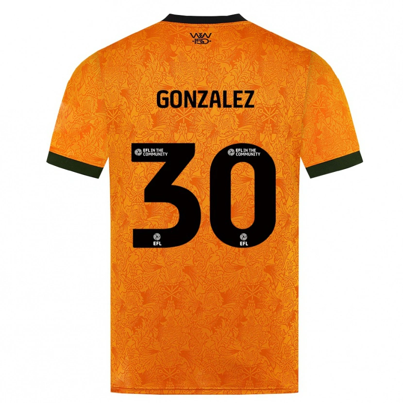 Danxen Herren Enso González #30 Orange Schwarz Heimtrikot Trikot 2026/27 T-Shirt Österreich