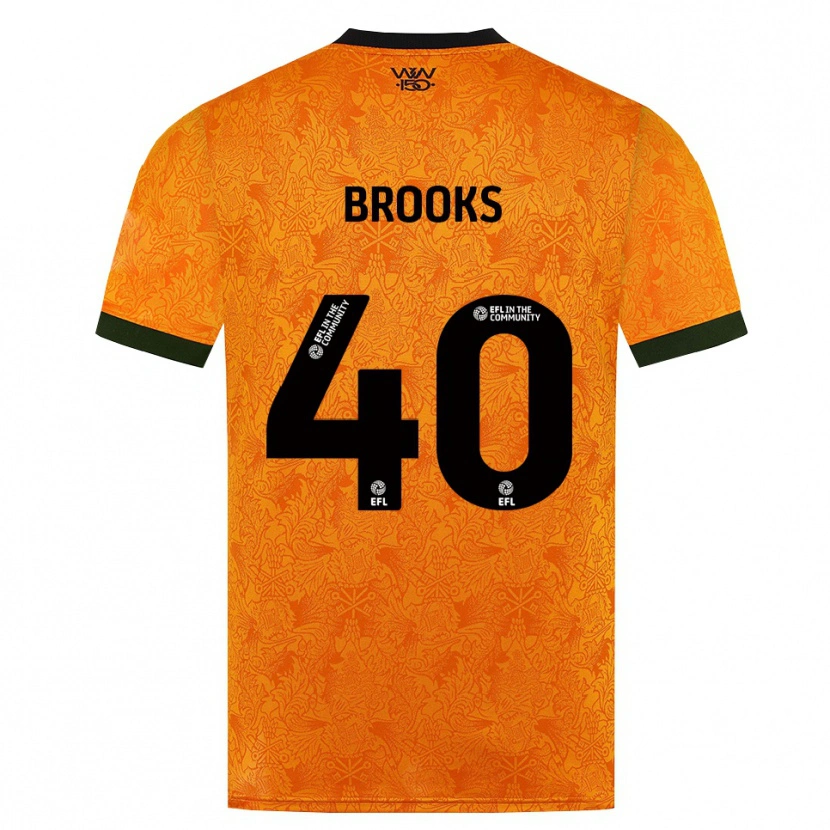 Danxen Herren Alfie Brooks #40 Orange Schwarz Heimtrikot Trikot 2026/27 T-Shirt Österreich
