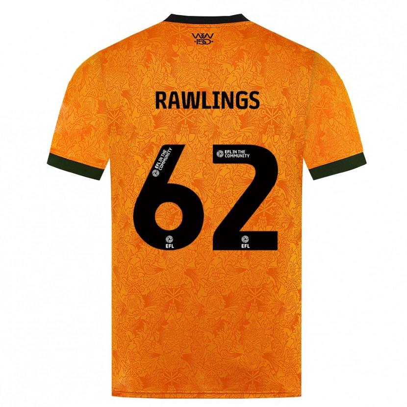 Danxen Herren Luke Rawlings #62 Orange Schwarz Heimtrikot Trikot 2026/27 T-Shirt Österreich