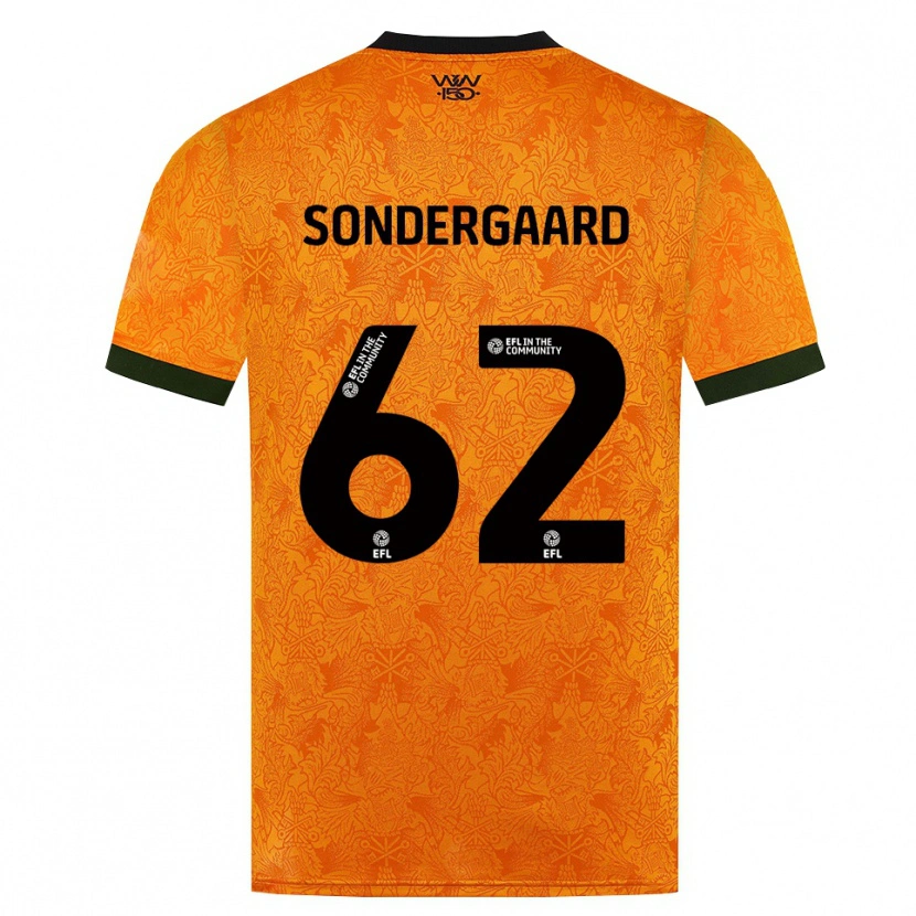 Danxen Herren Andreas Sondergaard #62 Orange Schwarz Heimtrikot Trikot 2026/27 T-Shirt Österreich