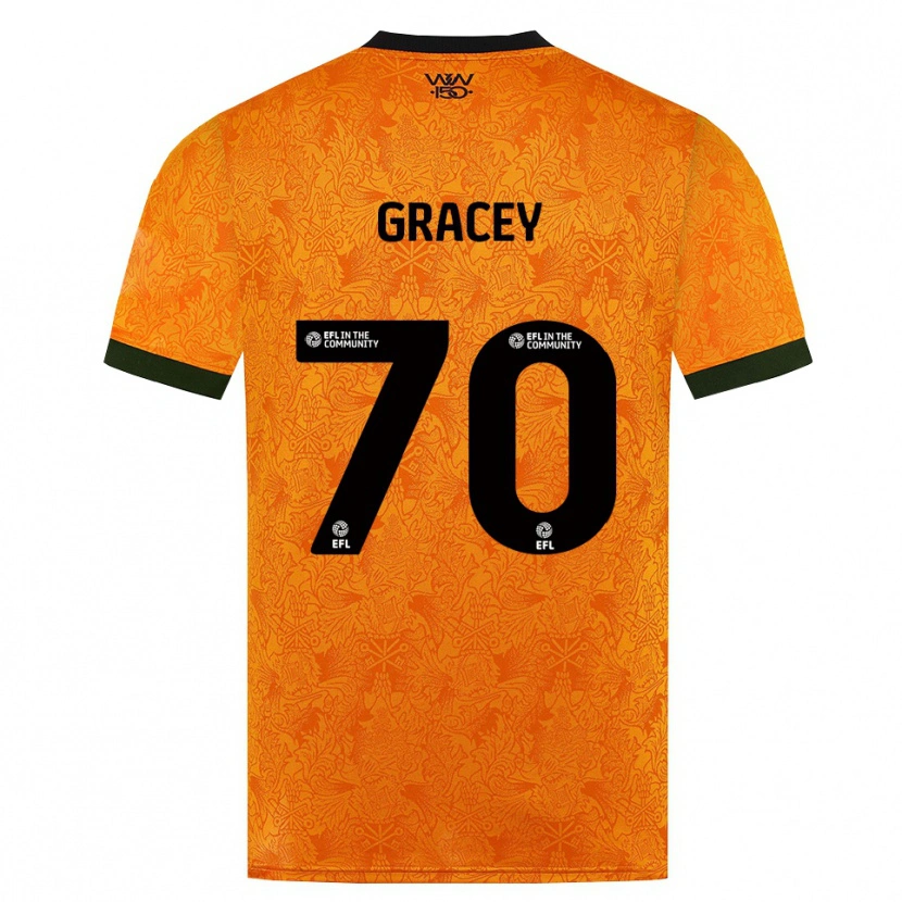 Danxen Herren Josh Gracey #70 Orange Schwarz Heimtrikot Trikot 2026/27 T-Shirt Österreich