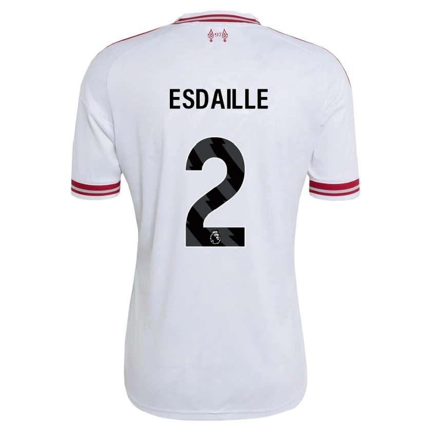 Danxen Herren Dj Esdaille #2 Rot Weiß Auswärtstrikot Trikot 2026/27 T-Shirt Österreich