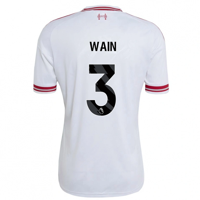 Danxen Herren Cian Wain #3 Rot Weiß Auswärtstrikot Trikot 2026/27 T-Shirt Österreich