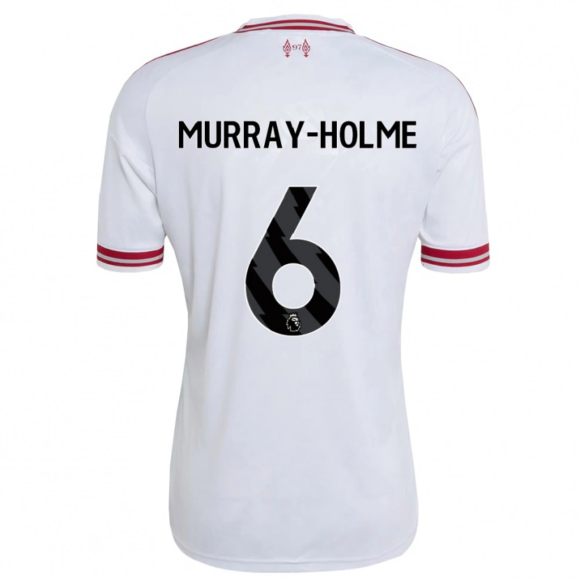 Danxen Herren Haydn Murray-Holme #6 Rot Weiß Auswärtstrikot Trikot 2026/27 T-Shirt Österreich