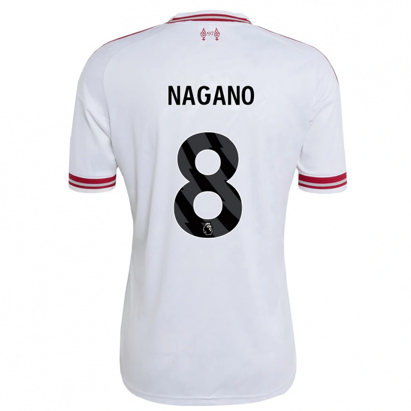Danxen Herren Fūka Nagano #8 Rot Weiß Auswärtstrikot Trikot 2026/27 T-Shirt Österreich