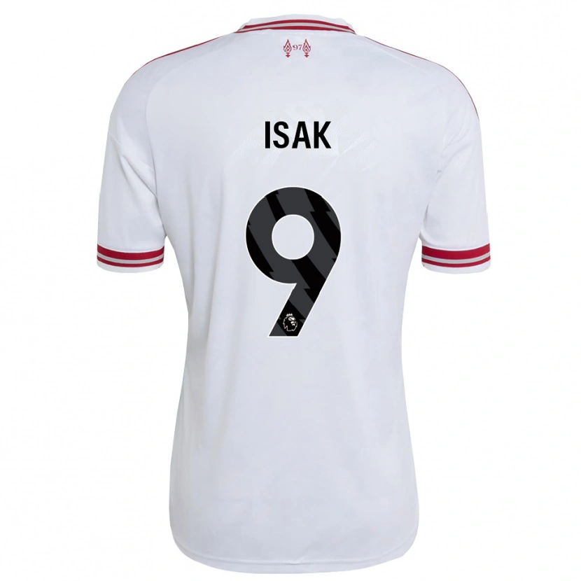 Danxen Herren Alexander Isak #9 Rot Weiß Auswärtstrikot Trikot 2026/27 T-Shirt Österreich