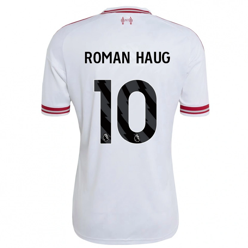 Danxen Herren Sophie Román Haug #10 Rot Weiß Auswärtstrikot Trikot 2026/27 T-Shirt Österreich