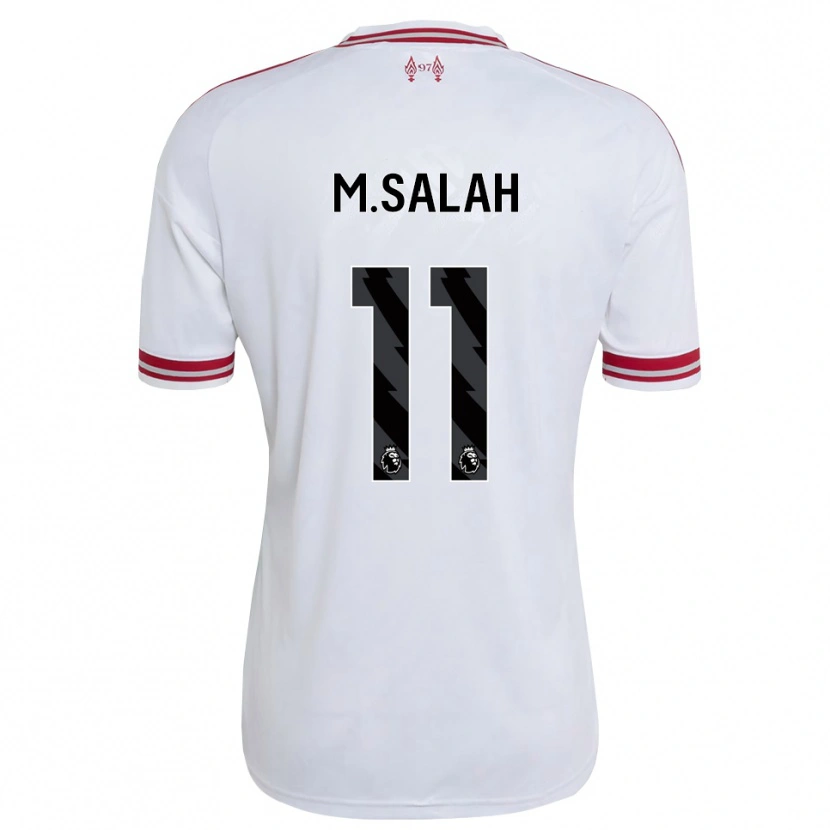 Danxen Herren Mohamed Salah #11 Rot Weiß Auswärtstrikot Trikot 2026/27 T-Shirt Österreich