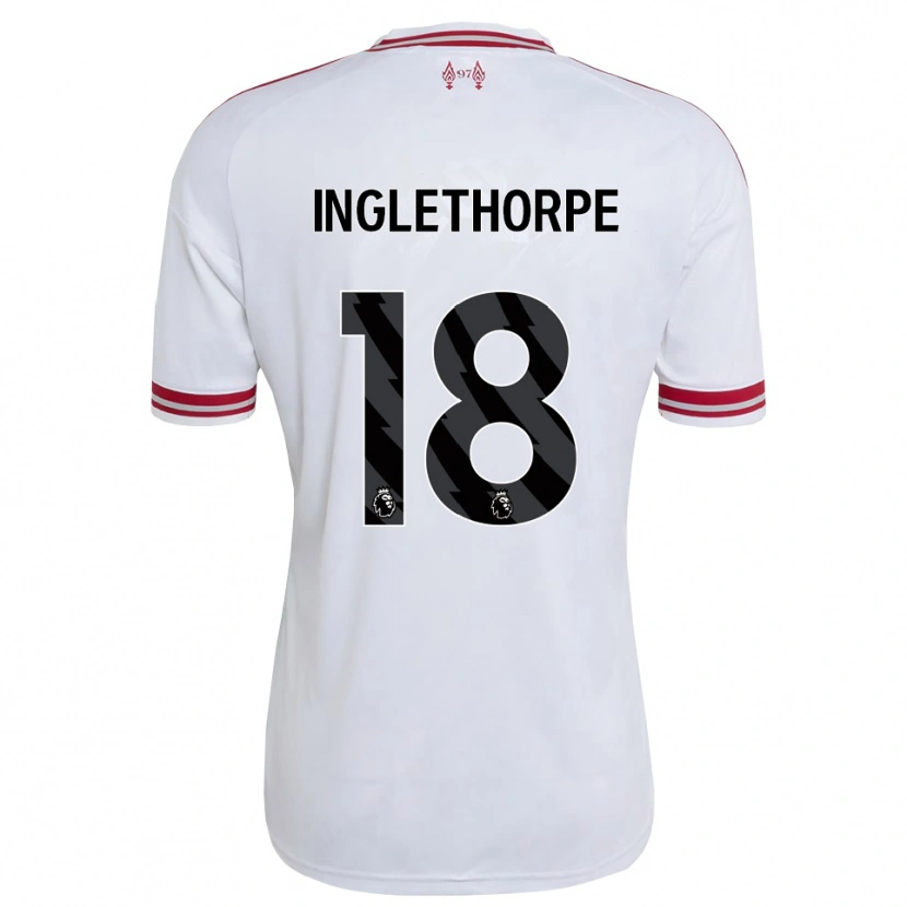 Danxen Herren Finn Inglethorpe #18 Rot Weiß Auswärtstrikot Trikot 2026/27 T-Shirt Österreich