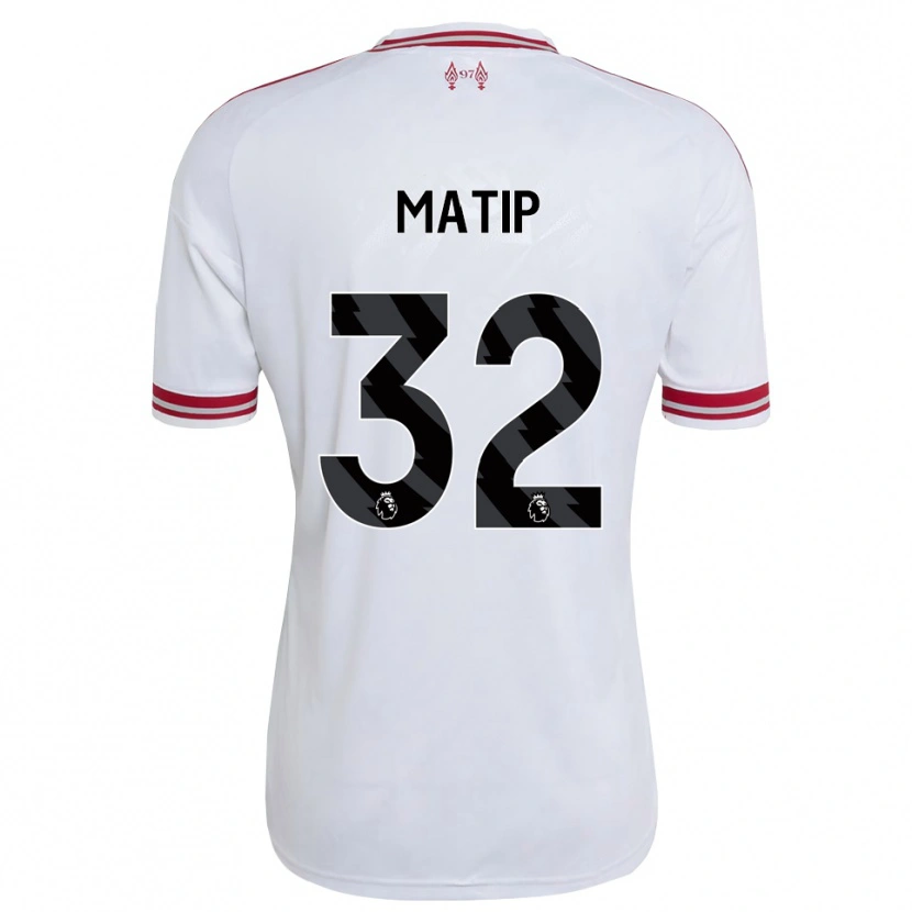 Danxen Herren Joel Matip #32 Rot Weiß Auswärtstrikot Trikot 2026/27 T-Shirt Österreich