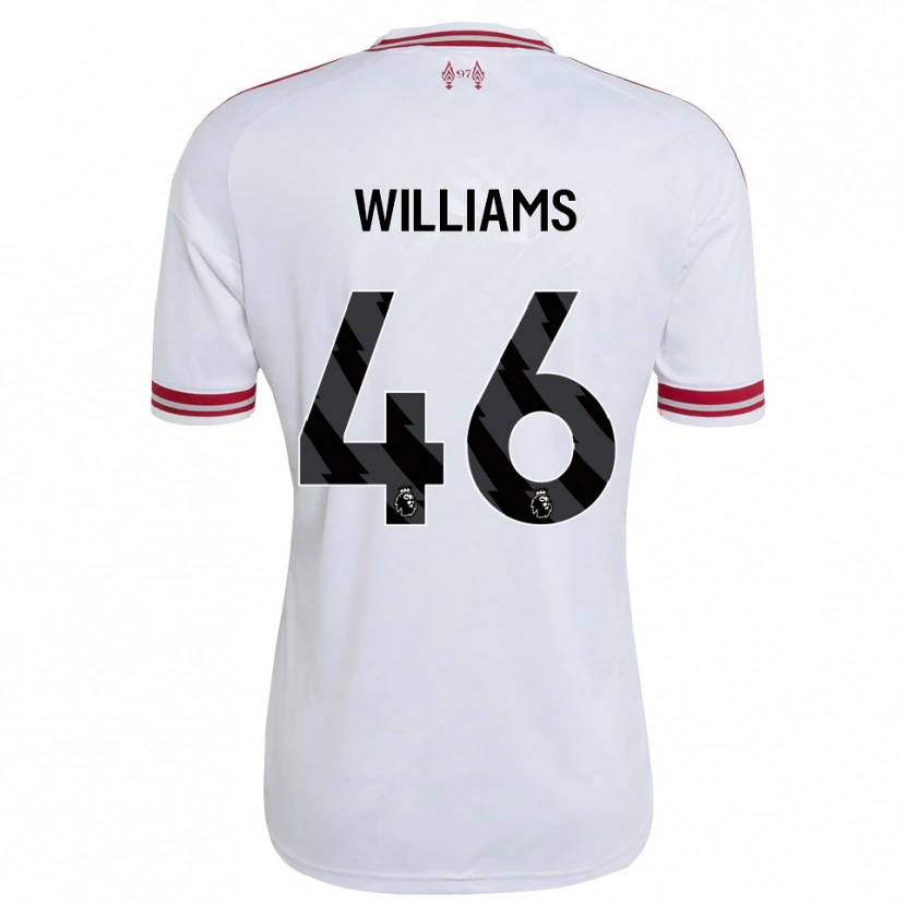 Danxen Herren Rhys Williams #46 Rot Weiß Auswärtstrikot Trikot 2026/27 T-Shirt Österreich