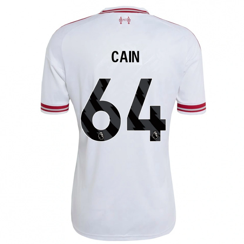 Danxen Herren Jake Cain #64 Rot Weiß Auswärtstrikot Trikot 2026/27 T-Shirt Österreich
