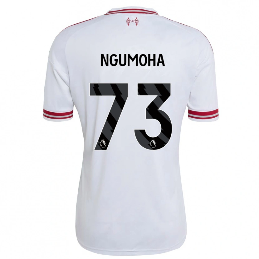 Danxen Herren Rio Ngumoha #73 Rot Weiß Auswärtstrikot Trikot 2026/27 T-Shirt Österreich