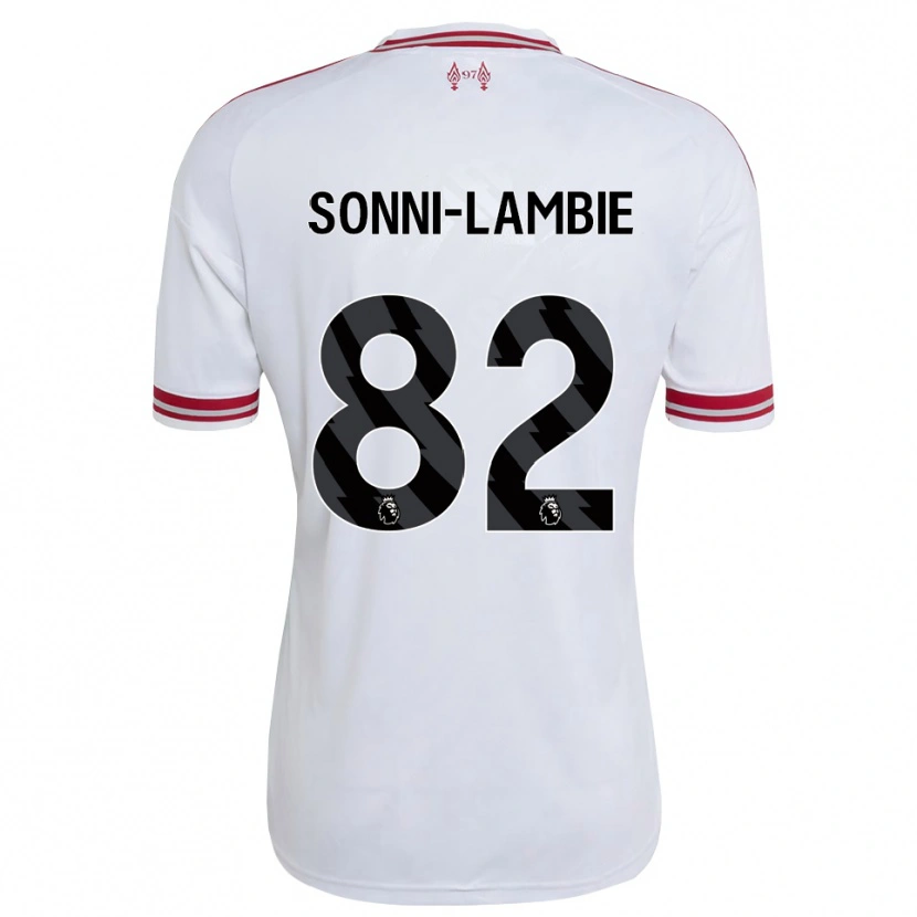 Danxen Herren Joshua Sonni-Lambie #82 Rot Weiß Auswärtstrikot Trikot 2026/27 T-Shirt Österreich