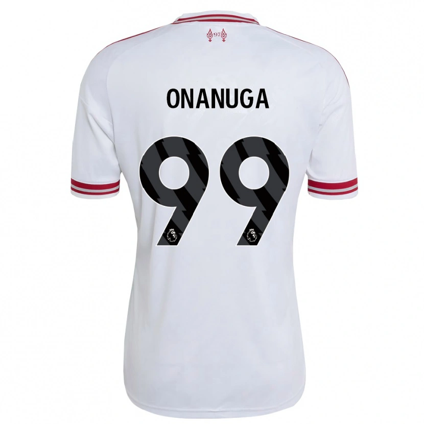 Danxen Herren Fola Onanuga #99 Rot Weiß Auswärtstrikot Trikot 2026/27 T-Shirt Österreich