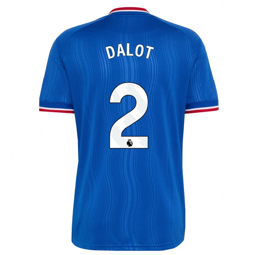 Danxen Herren Diogo Dalot #2 Blau Weiß Rot Auswärtstrikot Trikot 2026/27 T-Shirt Österreich