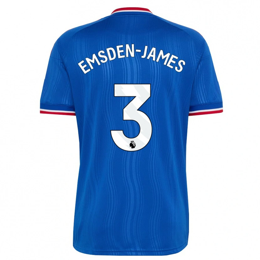 Danxen Herren Harley Emsden-James #3 Blau Weiß Rot Auswärtstrikot Trikot 2026/27 T-Shirt Österreich