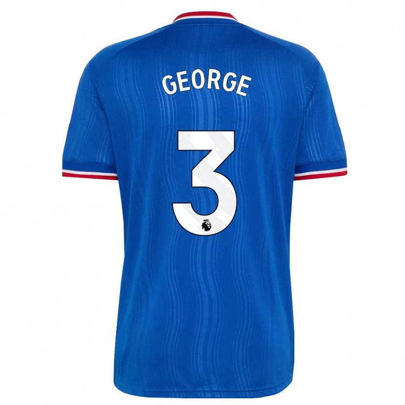 Danxen Herren Gabby George #3 Blau Weiß Rot Auswärtstrikot Trikot 2026/27 T-Shirt Österreich