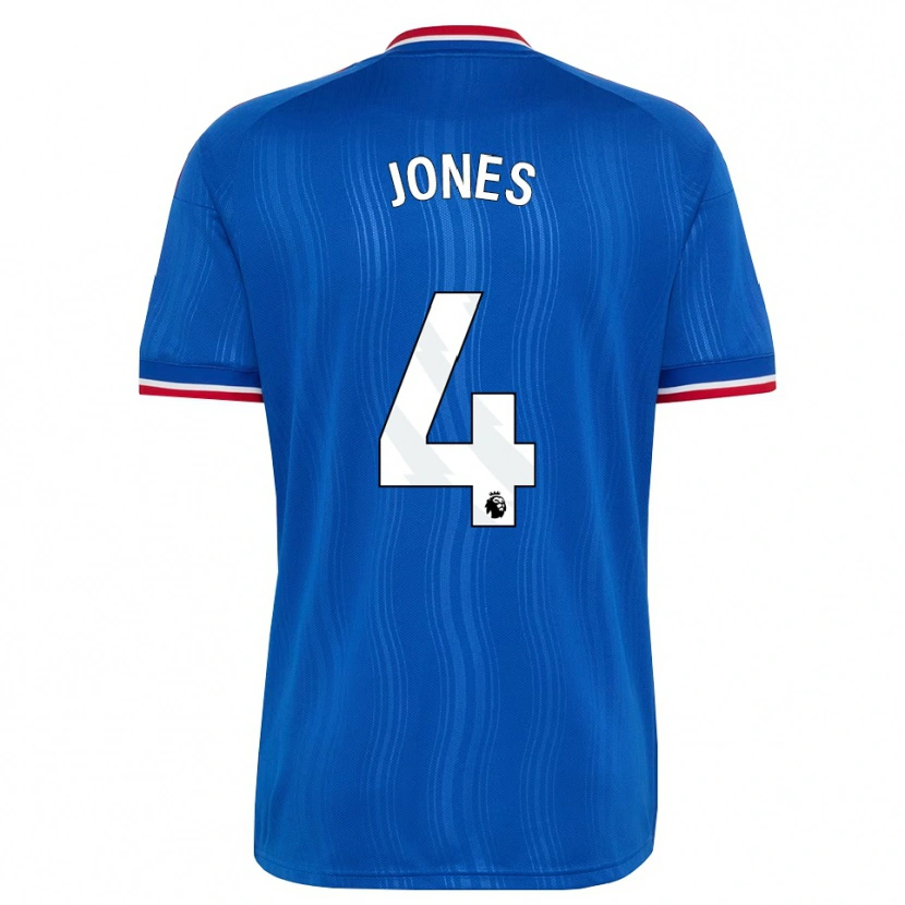 Danxen Herren Phil Jones #4 Blau Weiß Rot Auswärtstrikot Trikot 2026/27 T-Shirt Österreich